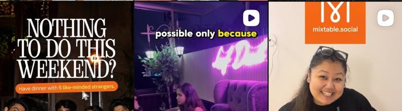 More recent posts from @mixtable.social on Instagram
